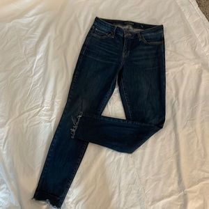 Lucky Brand skinny cropped ankle jeans